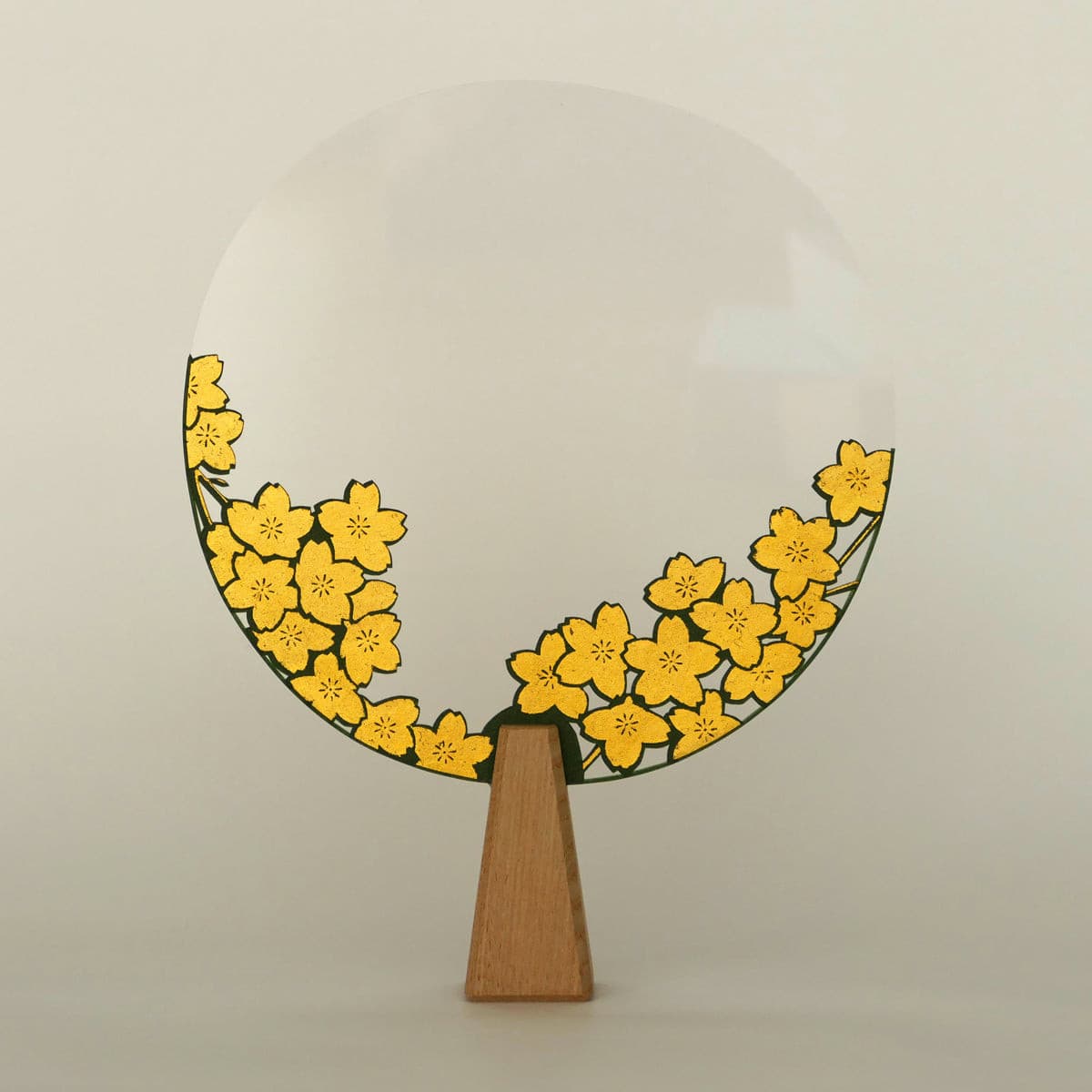 アクリル両透京うちわ さくら.