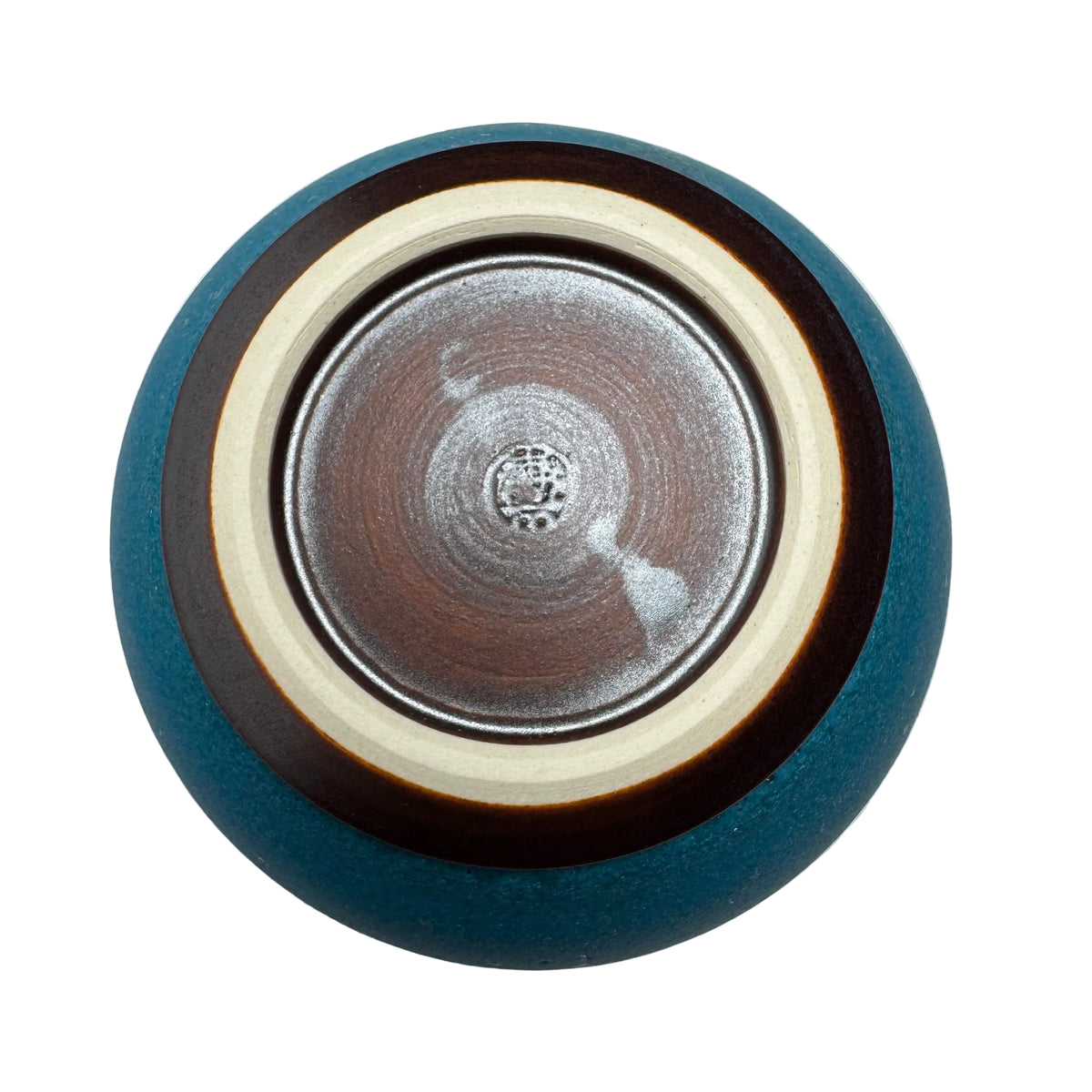 Blue crystal glaze tea bowl